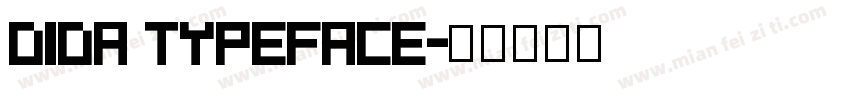 DIDA TYPEFACE字体转换